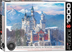 EuroGraphics Neuschwanstein Castle in Winter 1000 pcs Puzzle