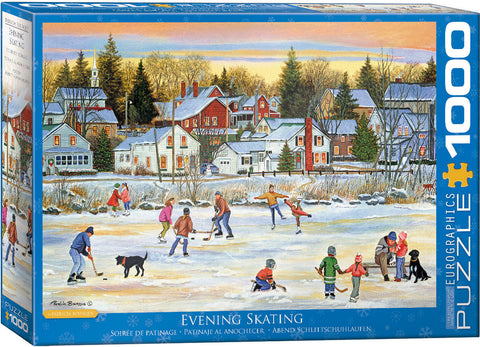 EuroGraphics Evening Skating 1000 pcs Puzzle