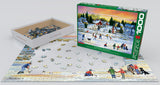 EuroGraphics Evening Skating 1000 pcs Puzzle