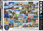 EuroGraphics Globetrotter South America 1000 pcs Puzzle