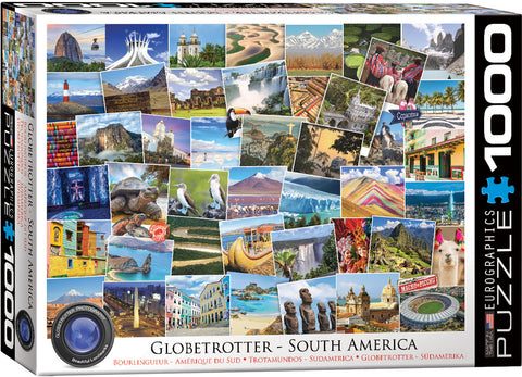 EuroGraphics Globetrotter South America 1000 pcs Puzzle