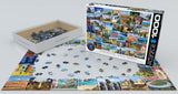 EuroGraphics Globetrotter South America 1000 pcs Puzzle