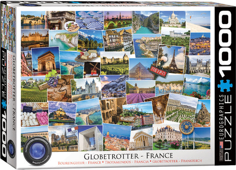 EuroGraphics Globetrotter France 1000 pcs Puzzle