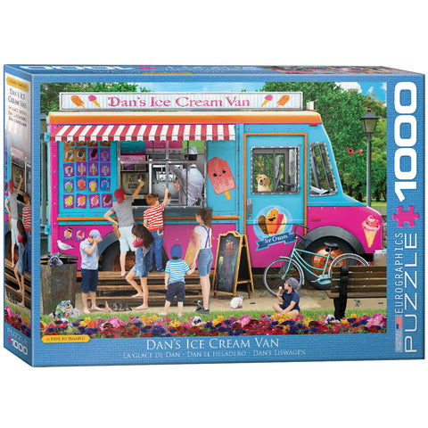 EuroGraphics Dan's Ice Cream Van 1000 pcs Puzzle