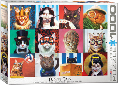 EuroGraphics Funny Cats 1000 pcs Puzzle