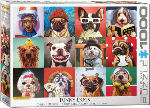 EuroGraphics Funny Dogs 1000 pcs Puzzle
