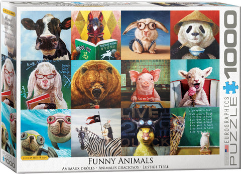 Funny Animals by Lucia Heffernan - 1000 pcs Puzzle