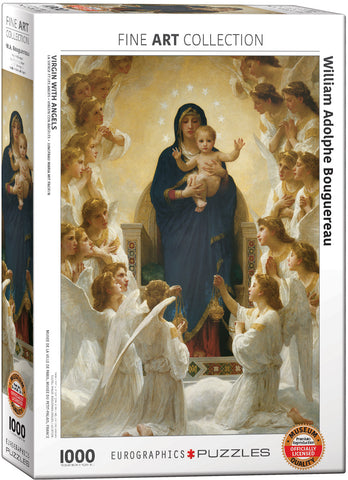 EuroGraphics Virgin with Angels 1000 pcs Puzzle