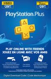 3 Month Playstation Plus Psn Membership Card (New) 3 Month
