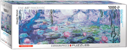 Waterlilies - 1000 pcs Panoramic Puzzle