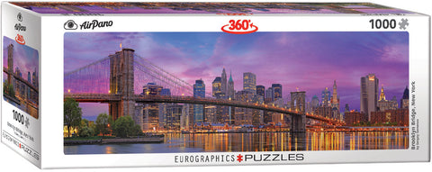 Brooklyn Bridge New York - 1000 pcs Panoramic Puzzle