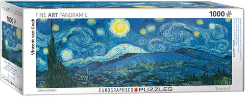 Starry Night Panorama (Expanded from original) - 1000 pcs Panoramic Puzzle