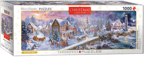 Holiday at the Seaside - 1000 pcs Panoramic Puzzle