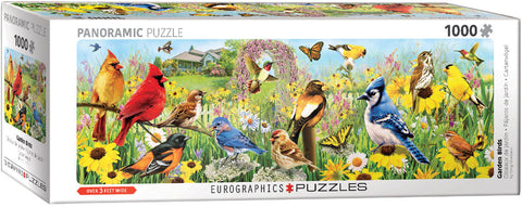 Garden Birds - 1000 pcs Panoramic Puzzle
