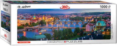 Prague, Czech Republic - 1000 pcs Panoramic Puzzle