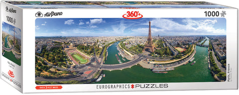 Paris, France - 1000 pcs Panoramic Puzzle