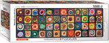 Color Study of Squares (Expanded from original) - 1000 pcs Panoramic Puzzle