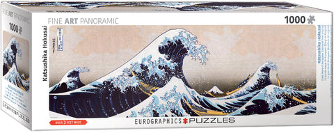Great Wave of Kanagawa - 1000 pcs Panoramic Puzzle