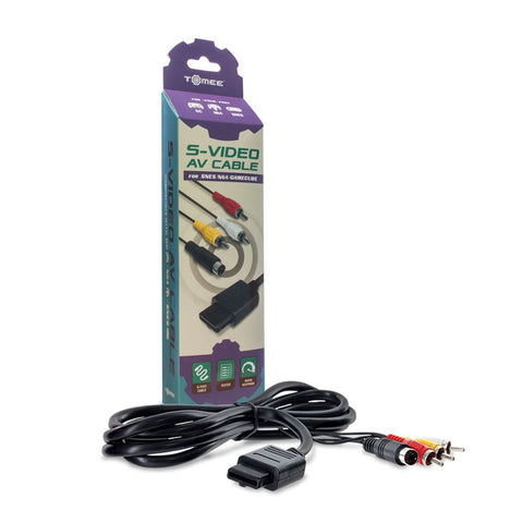 AV/S-VIDEO CABLE GAMECUBE, N64 AND SNES (TOMEE)