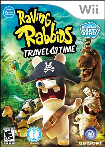 Wii Raving Rabbids Travel In Time Video Game Nintendo T797