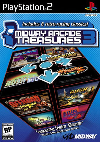 PS2 Midway Arcade Treasures 3 Video Game Playstation T804