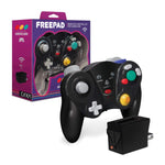 CONTROLLER GAMECUBE/WII/SWITCH/WIIU/PC/MAC - WIRELESS BLACK (CIRKA)