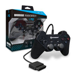 CONTROLLER PS2 PREMIUM WARRIOR (BLACK) (HYPERKIN)