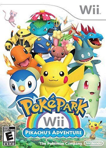 Wii Pokepark Pikachu's Adventure Video Game Nintendo T804