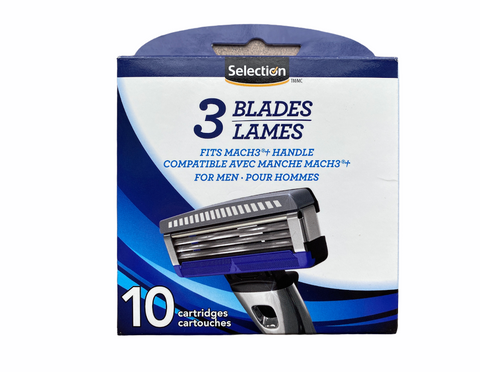 Selection 3 Blade 10 Cartridges Fits Mach3