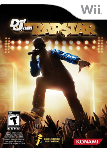 Wii Def Jam RapStar Video Game T784