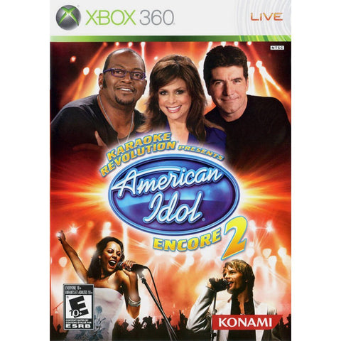 Xbox 360 Karaoke Revolution American Idol Encore 2 with Microphone T847