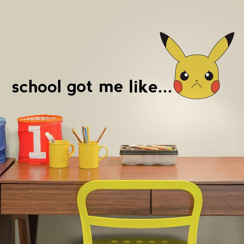 RoomMates Pokemon Pikachu Faces Peel And Stick Wall Decals RMK3598SCS