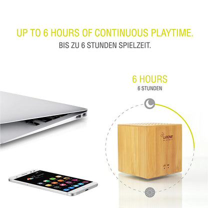 SPEAKER BLUETOOTH ELEGANT BAMBOO W/NFC (LEICKE)