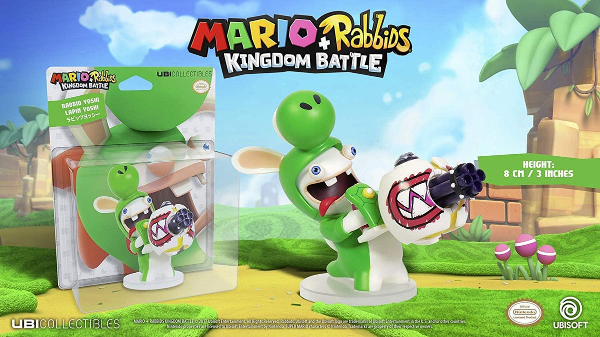 Figurine Rabbid Yoshi 3’’  Mario + Rabbids Kingdom Battle