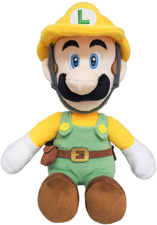 PLUSH LUIGI BUILDER 10'' (LITTLE BUDDY)