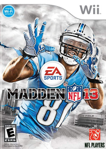 Wii Madden 13 NFL Football Video Game T804