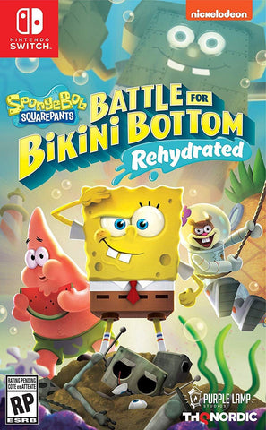 Nintendo Switch Spongebob Squarepants Battle for Bikini Bottom Rehydrated