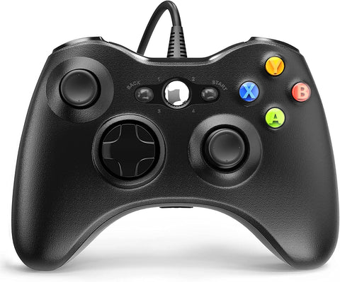 XBOX 360 WIRED CONTROLLER BLACK (PC COMPATIBLE) (GENERIC)