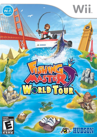 Wii Fishing Master World Tour Video Game Nintendo T797