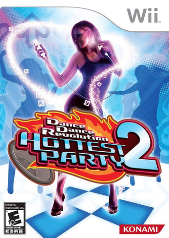 Wii Dance Dance Revolution Hottest Party 2 Video Game Nintendo T804