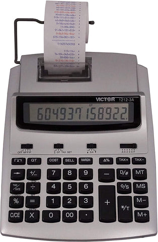 Victor Calculator Model 1212-3A Built In AntiMicrobial Agent (Center 14)