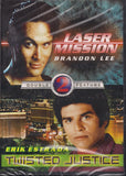 Laser Mission & Twisted Justice DVD Brandon Lee Eric Estrada [DVD]