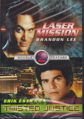 Laser Mission & Twisted Justice DVD Brandon Lee Eric Estrada [DVD]