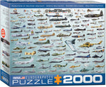 Evolution of Military Aircraft - 2000 pcs Puzzle