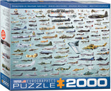 Evolution of Military Aircraft - 2000 pcs Puzzle