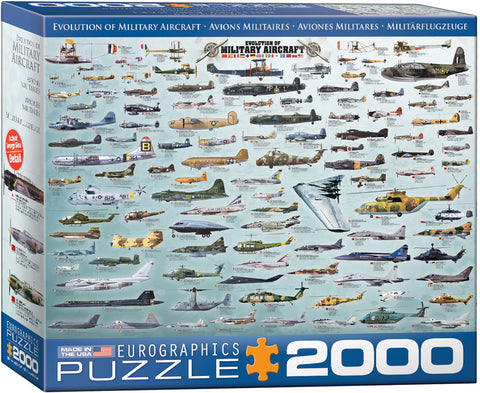 Evolution of Military Aircraft - 2000 pcs Puzzle