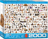 The World of Dogs - 2000 pcs Puzzle