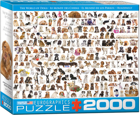 The World of Dogs - 2000 pcs Puzzle