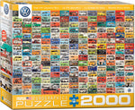 The VW Groovy Bus - 2000 pcs Puzzle