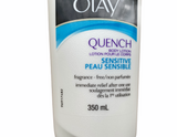 Olay Quench Body Lotion Sensitive 350ml Lot of 3